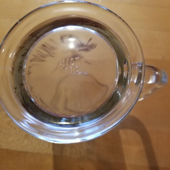 Vintage 80s Avon Clear Glass Brown Canadian Geese Beer Stein Mug - Picture 6 of 7